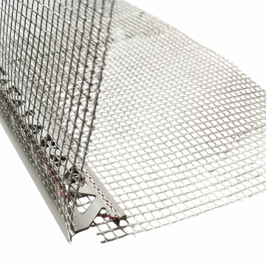 Corner profile 2,5 m w/mesh inside