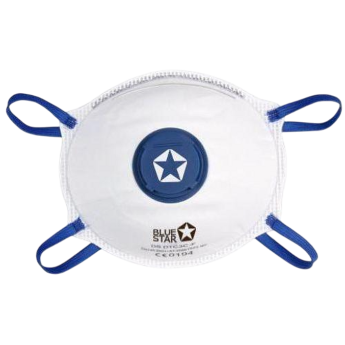 Bluestar Støvmaske med ventil P2