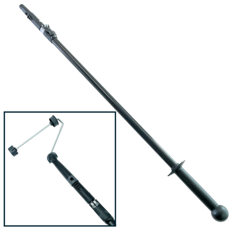 Teleskopskaft Kulfiber 180 cm