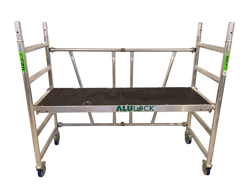 Foldestillads arbejdshøjde: 3,40 m