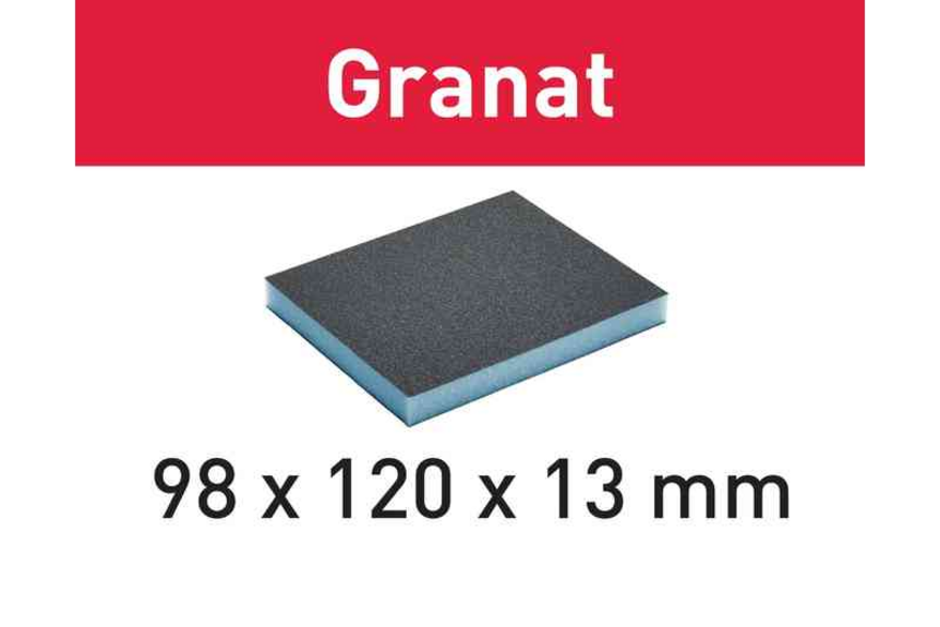 Festool Abrasive sponge 98x120x13 GR/6 Granat
