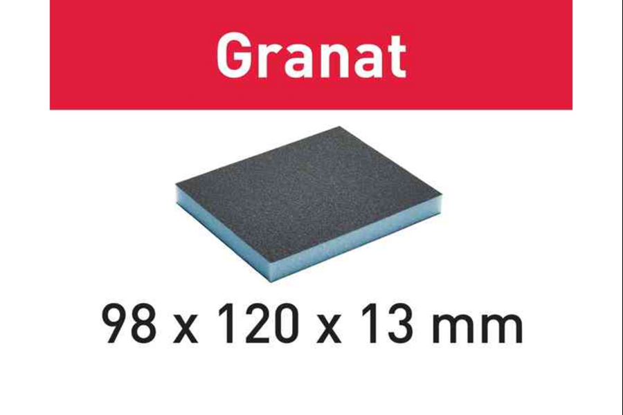 Festool Abrasive sponge 98x120x13 GR/6 Granat